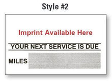 Load image into Gallery viewer, Custom Write-In Cut-Sheet Reminder Stickers Service Department Alabama Independent Auto Dealers Association Store