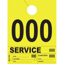 Load image into Gallery viewer, Heavy Brite™ 4 Part Service Dispatch Numbers Service Department Alabama Independent Auto Dealers Association Store Bright Yellow (000-999)