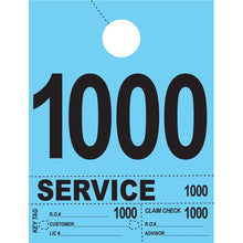 Load image into Gallery viewer, Heavy Brite™ 4 Part Service Dispatch Numbers Service Department Alabama Independent Auto Dealers Association Store Blue (1000-1999)
