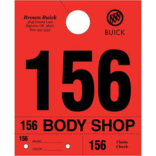 Load image into Gallery viewer, Custom Heavy Brite™ 4 Part Service Dispatch Numbers Service Department Alabama Independent Auto Dealers Association Store Red