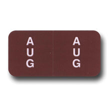 Load image into Gallery viewer, File Right™ Month Labels Service Department Alabama Independent Auto Dealers Association Store August