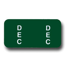 Load image into Gallery viewer, File Right™ Month Labels Service Department Alabama Independent Auto Dealers Association Store December