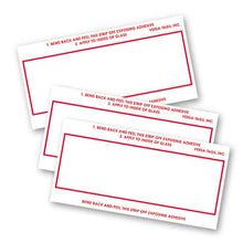 Load image into Gallery viewer, Stock Number Mini Signs Sales Department Alabama Independent Auto Dealers Association Store White with Red Border