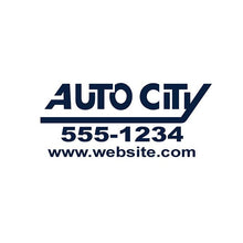 Load image into Gallery viewer, Custom Die-Cut Auto Decals Sales Department Alabama Independent Auto Dealers Association Store Navy Blue