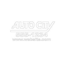 Load image into Gallery viewer, Custom Die-Cut Auto Decals Sales Department Alabama Independent Auto Dealers Association Store White