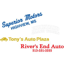 Load image into Gallery viewer, Custom Die-Cut Auto Decals Sales Department Alabama Independent Auto Dealers Association Store