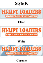 Load image into Gallery viewer, Custom Domed Auto Decals Sales Department Alabama Independent Auto Dealers Association Store Style K White