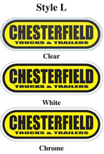 Load image into Gallery viewer, Custom Domed Auto Decals Sales Department Alabama Independent Auto Dealers Association Store Style L White