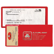 Load image into Gallery viewer, Custom Vinyl Policy Holders - Policy Pouch Sales Department Alabama Independent Auto Dealers Association Store Red