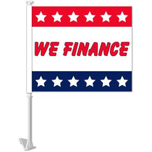 Load image into Gallery viewer, Clip-On Window Flags (Standard Flags) Sales Department Alabama Independent Auto Dealers Association Store Patriotic - We Finance