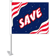 Load image into Gallery viewer, Clip-On Window Flags (Standard Flags) Sales Department Alabama Independent Auto Dealers Association Store Flag - Save