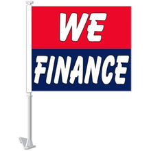 Load image into Gallery viewer, Clip-On Window Flags (Standard Flags) Sales Department Alabama Independent Auto Dealers Association Store Red/Blue - We Finance
