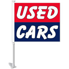 Load image into Gallery viewer, Clip-On Window Flags (Standard Flags) Sales Department Alabama Independent Auto Dealers Association Store Red/Blue - Used Cars