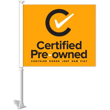Load image into Gallery viewer, Clip-On Window Flags (Manufacturer Flags) Sales Department Alabama Independent Auto Dealers Association Store Certified Pre-Owned Ram Dodge Chrysler Jeep