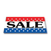 Load image into Gallery viewer, Windshield Banners Sales Department Alabama Independent Auto Dealers Association Store Sale -Red White and Blue