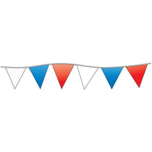 Load image into Gallery viewer, Streamers and Pennants Sales Department Alabama Independent Auto Dealers Association Store Triangle Pennants - Red/White/Blue
