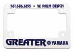 Load image into Gallery viewer, Custom Screen Printed Motorcycle License Plate Frames Sales Department Alabama Independent Auto Dealers Association Store