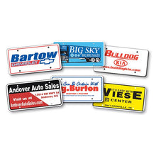 Load image into Gallery viewer, Custom Plastic License Plates Sales Department Alabama Independent Auto Dealers Association Store