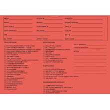 Load image into Gallery viewer, Custom Deal Envelopes (Deal Jackets) Sales Department Alabama Independent Auto Dealers Association Store Salmon