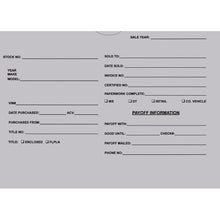 Load image into Gallery viewer, Custom Deal Envelopes (Deal Jackets) Sales Department Alabama Independent Auto Dealers Association Store Gray