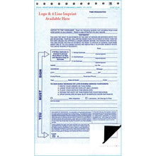 Load image into Gallery viewer, Imprinted Night Drop Envelopes Service Department Alabama Independent Auto Dealers Association Store 2 Part (State)