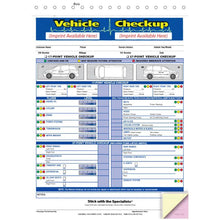 Load image into Gallery viewer, Imprinted Generic Multi-Point Inspection Forms Service Department Alabama Independent Auto Dealers Association Store Generic - Vehicle Checkup