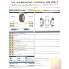 Load image into Gallery viewer, Custom Multi-Point Inspection Forms Service Department Alabama Independent Auto Dealers Association Store 8 1/2" x 11" 3-Part