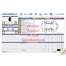 Load image into Gallery viewer, Custom Multi-Point Inspection Forms Service Department Alabama Independent Auto Dealers Association Store 11" x 17" 3-Part