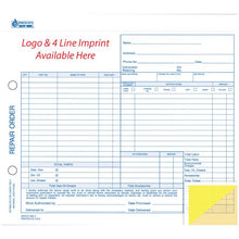 Load image into Gallery viewer, Imprinted Repair Orders Service Department Alabama Independent Auto Dealers Association Store (Form #RO-600-3)