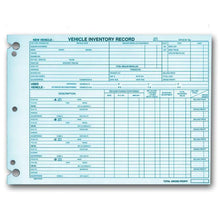 Load image into Gallery viewer, Vehicle Inventory Records (1-Sided) Office Forms Alabama Independent Auto Dealers Association Store (#Form # DSA-542-85)