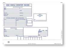 Load image into Gallery viewer, Vehicle Inventory Cards Office Forms Alabama Independent Auto Dealers Association Store