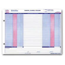 Load image into Gallery viewer, General Journal Vouchers Office Forms Alabama Independent Auto Dealers Association Store (Form #A-7221VI)