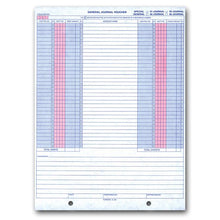 Load image into Gallery viewer, General Journal Vouchers Office Forms Alabama Independent Auto Dealers Association Store (Form #A-150)