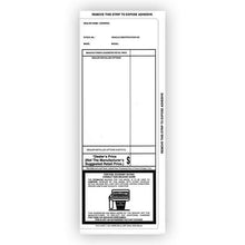 Load image into Gallery viewer, Pre-Printed Addendum Stickers (Self-Adhesive) Sales Department Alabama Independent Auto Dealers Association Store Black
