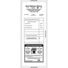 Load image into Gallery viewer, Custom Addendum Stickers (Self-Adhesive) Sales Department Alabama Independent Auto Dealers Association Store Large 4-sided Seal