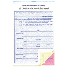 Load image into Gallery viewer, Imprinted Odometer Disclosure Statements Sales Department Alabama Independent Auto Dealers Association Store Blue Screen