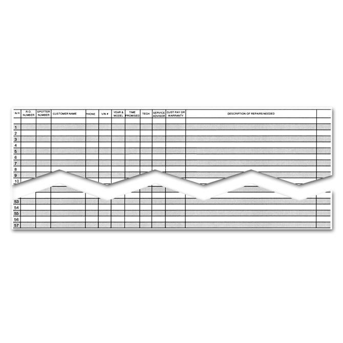 Route Sheet/Appointment Pad (Form RS-57) Service Department Alabama Independent Auto Dealers Association Store
