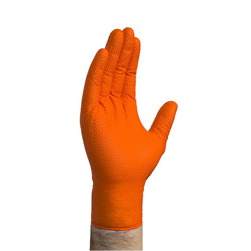 Nitrile Gloves Service Department Alabama Independent Auto Dealers Association Store Medium Orange