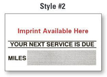 Load image into Gallery viewer, Custom Write-In Cut-Sheet Reminder Stickers Service Department Alabama Independent Auto Dealers Association Store
