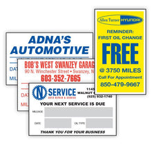 Load image into Gallery viewer, Custom Write-In Cut-Sheet Reminder Stickers Service Department Alabama Independent Auto Dealers Association Store Static Cling
