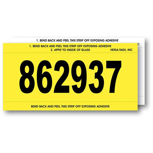 Imprinted Stock Number Mini Signs Sales Department Alabama Independent Auto Dealers Association Store