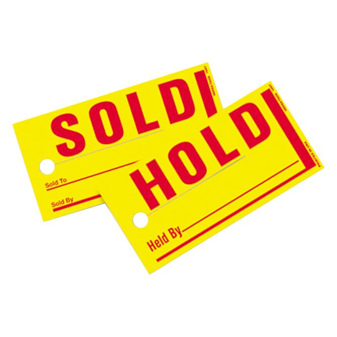 Sold/Hold Tags Sales Department Alabama Independent Auto Dealers Association Store Mini
