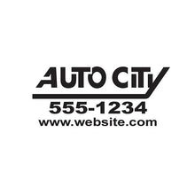 Load image into Gallery viewer, Custom Die-Cut Auto Decals Sales Department Alabama Independent Auto Dealers Association Store Black
