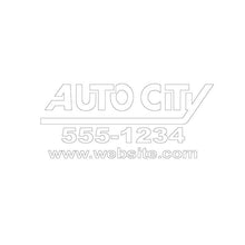 Load image into Gallery viewer, Custom Die-Cut Auto Decals Sales Department Alabama Independent Auto Dealers Association Store White
