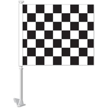 Load image into Gallery viewer, Clip-On Window Flags (Standard Flags) Sales Department Alabama Independent Auto Dealers Association Store Checkered - Black
