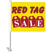 Load image into Gallery viewer, Clip-On Window Flags (Standard Flags) Sales Department Alabama Independent Auto Dealers Association Store Red Tag Sale
