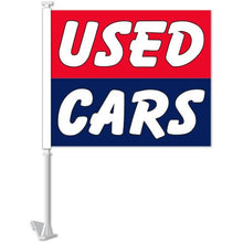 Load image into Gallery viewer, Clip-On Window Flags (Standard Flags) Sales Department Alabama Independent Auto Dealers Association Store Red/Blue - Used Cars
