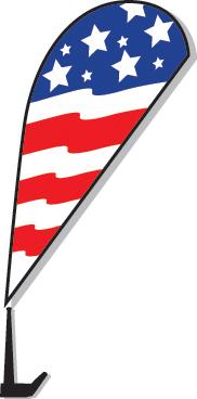 Clip-On Paddle Flags Sales Department Alabama Independent Auto Dealers Association Store American Flag