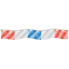 Load image into Gallery viewer, Streamers and Pennants Sales Department Alabama Independent Auto Dealers Association Store Metallic Streamers - Red/Silver/Blue
