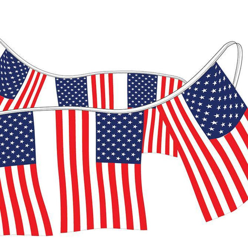 American Flag Pennants - Supreme Cloth Sales Department Alabama Independent Auto Dealers Association Store